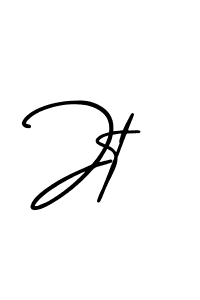 Make a beautiful signature design for name Jt. With this signature (AmerikaSignatureDemo-Regular) style, you can create a handwritten signature for free. Jt signature style 3 images and pictures png