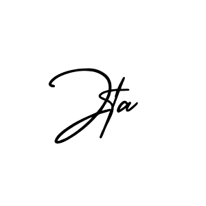 Also we have Jta name is the best signature style. Create professional handwritten signature collection using AmerikaSignatureDemo-Regular autograph style. Jta signature style 3 images and pictures png