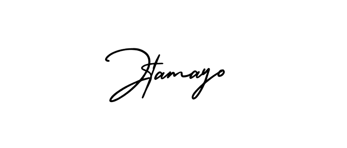 Use a signature maker to create a handwritten signature online. With this signature software, you can design (AmerikaSignatureDemo-Regular) your own signature for name Jtamayo. Jtamayo signature style 3 images and pictures png