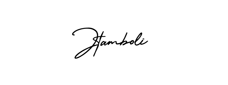 It looks lik you need a new signature style for name Jtamboli. Design unique handwritten (AmerikaSignatureDemo-Regular) signature with our free signature maker in just a few clicks. Jtamboli signature style 3 images and pictures png