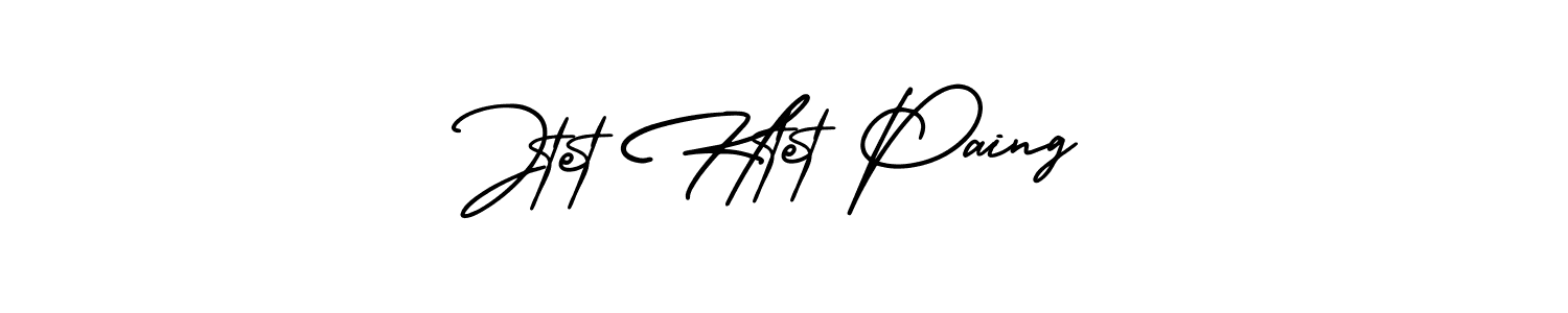 How to Draw Jtet Htet Paing signature style? AmerikaSignatureDemo-Regular is a latest design signature styles for name Jtet Htet Paing. Jtet Htet Paing signature style 3 images and pictures png