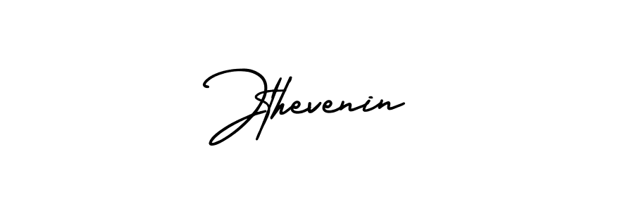 Use a signature maker to create a handwritten signature online. With this signature software, you can design (AmerikaSignatureDemo-Regular) your own signature for name Jthevenin. Jthevenin signature style 3 images and pictures png