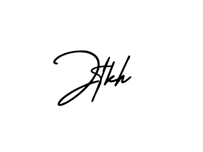 Make a beautiful signature design for name Jtkh. With this signature (AmerikaSignatureDemo-Regular) style, you can create a handwritten signature for free. Jtkh signature style 3 images and pictures png