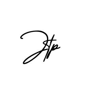 Use a signature maker to create a handwritten signature online. With this signature software, you can design (AmerikaSignatureDemo-Regular) your own signature for name Jtp. Jtp signature style 3 images and pictures png