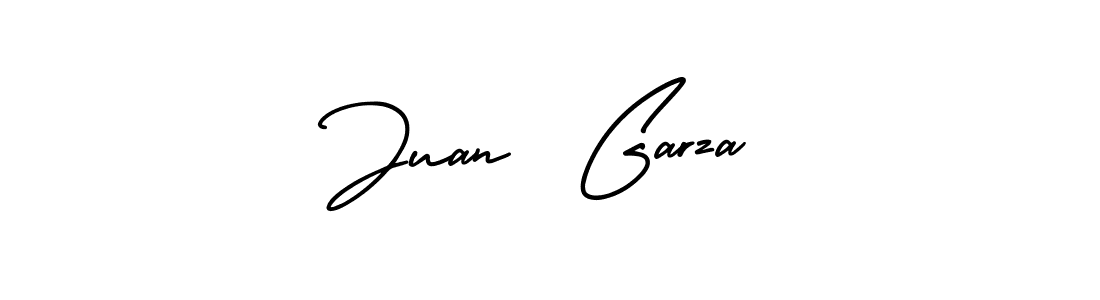 Make a beautiful signature design for name Juan  Garza. With this signature (AmerikaSignatureDemo-Regular) style, you can create a handwritten signature for free. Juan  Garza signature style 3 images and pictures png