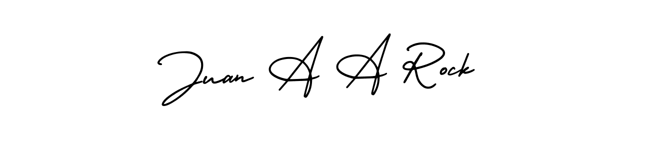 Similarly AmerikaSignatureDemo-Regular is the best handwritten signature design. Signature creator online .You can use it as an online autograph creator for name Juan A A Rock. Juan A A Rock signature style 3 images and pictures png