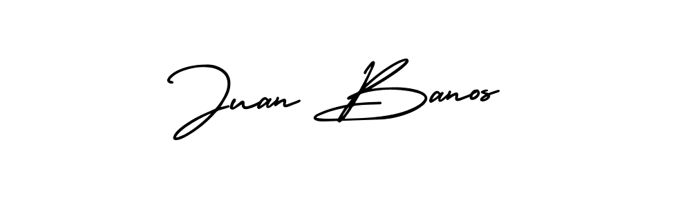 How to Draw Juan Banos signature style? AmerikaSignatureDemo-Regular is a latest design signature styles for name Juan Banos. Juan Banos signature style 3 images and pictures png