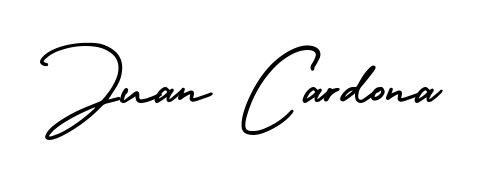 How to make Juan Cardona name signature. Use AmerikaSignatureDemo-Regular style for creating short signs online. This is the latest handwritten sign. Juan Cardona signature style 3 images and pictures png