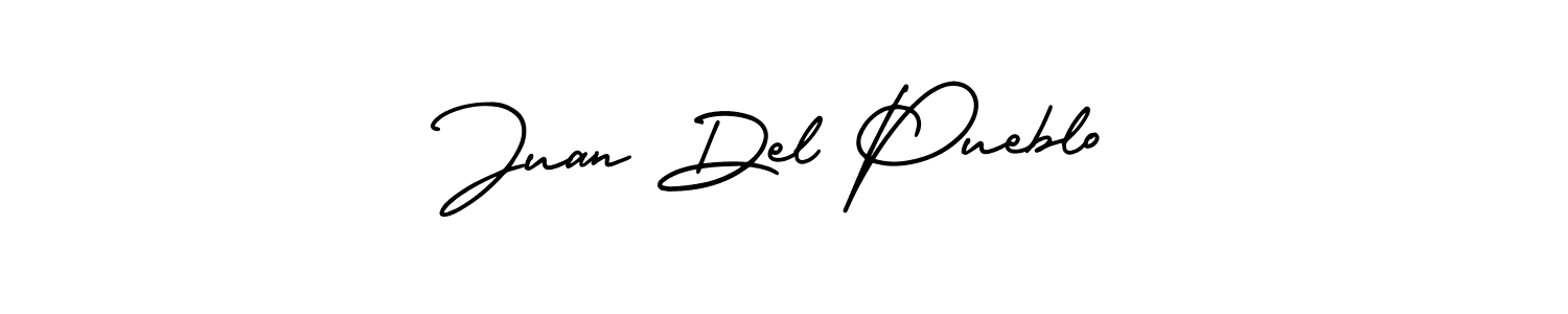 It looks lik you need a new signature style for name Juan Del Pueblo. Design unique handwritten (AmerikaSignatureDemo-Regular) signature with our free signature maker in just a few clicks. Juan Del Pueblo signature style 3 images and pictures png