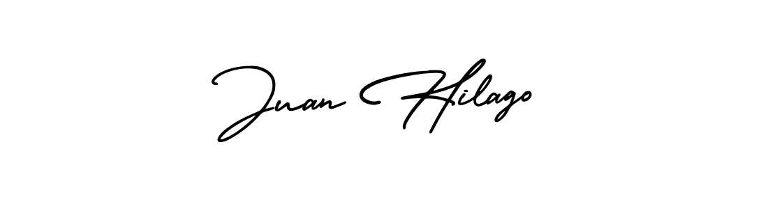 Juan Hilago stylish signature style. Best Handwritten Sign (AmerikaSignatureDemo-Regular) for my name. Handwritten Signature Collection Ideas for my name Juan Hilago. Juan Hilago signature style 3 images and pictures png