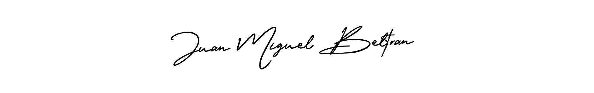 How to make Juan Miguel Beltran signature? AmerikaSignatureDemo-Regular is a professional autograph style. Create handwritten signature for Juan Miguel Beltran name. Juan Miguel Beltran signature style 3 images and pictures png