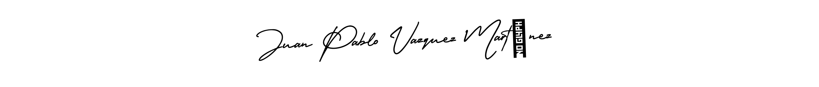 How to make Juan Pablo Vazquez Martínez name signature. Use AmerikaSignatureDemo-Regular style for creating short signs online. This is the latest handwritten sign. Juan Pablo Vazquez Martínez signature style 3 images and pictures png