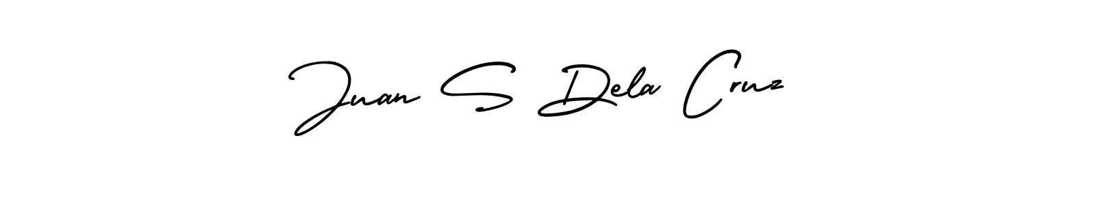 Use a signature maker to create a handwritten signature online. With this signature software, you can design (AmerikaSignatureDemo-Regular) your own signature for name Juan S Dela Cruz. Juan S Dela Cruz signature style 3 images and pictures png