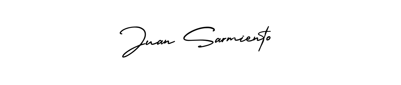 Use a signature maker to create a handwritten signature online. With this signature software, you can design (AmerikaSignatureDemo-Regular) your own signature for name Juan Sarmiento. Juan Sarmiento signature style 3 images and pictures png