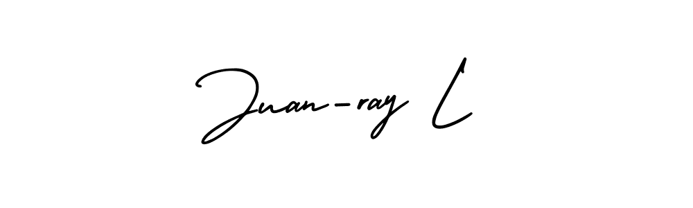 You can use this online signature creator to create a handwritten signature for the name Juan-ray L. This is the best online autograph maker. Juan-ray L signature style 3 images and pictures png