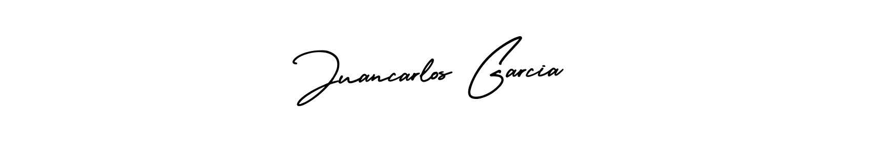 Make a beautiful signature design for name Juancarlos Garcia. With this signature (AmerikaSignatureDemo-Regular) style, you can create a handwritten signature for free. Juancarlos Garcia signature style 3 images and pictures png