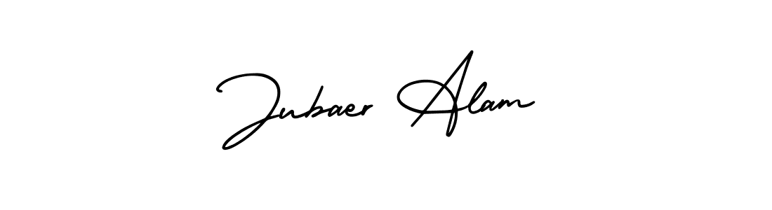 Also You can easily find your signature by using the search form. We will create Jubaer Alam name handwritten signature images for you free of cost using AmerikaSignatureDemo-Regular sign style. Jubaer Alam signature style 3 images and pictures png