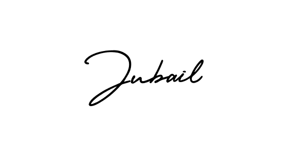 Jubail stylish signature style. Best Handwritten Sign (AmerikaSignatureDemo-Regular) for my name. Handwritten Signature Collection Ideas for my name Jubail. Jubail signature style 3 images and pictures png