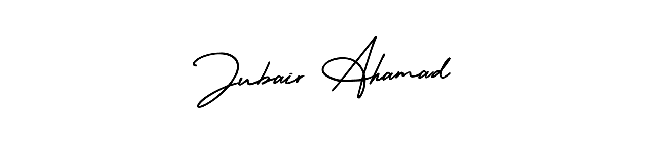 AmerikaSignatureDemo-Regular is a professional signature style that is perfect for those who want to add a touch of class to their signature. It is also a great choice for those who want to make their signature more unique. Get Jubair Ahamad name to fancy signature for free. Jubair Ahamad signature style 3 images and pictures png