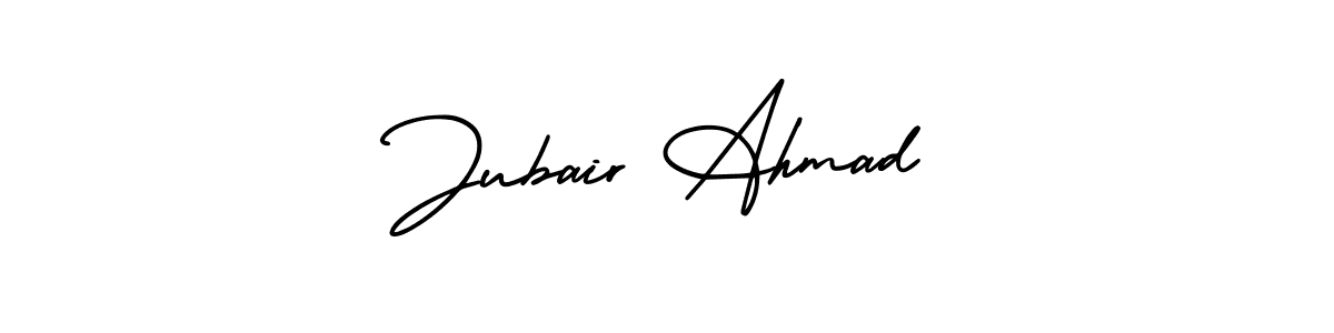 Make a short Jubair Ahmad signature style. Manage your documents anywhere anytime using AmerikaSignatureDemo-Regular. Create and add eSignatures, submit forms, share and send files easily. Jubair Ahmad signature style 3 images and pictures png
