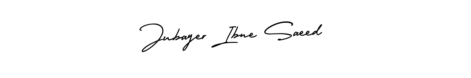 Create a beautiful signature design for name Jubayer Ibne Saeed. With this signature (AmerikaSignatureDemo-Regular) fonts, you can make a handwritten signature for free. Jubayer Ibne Saeed signature style 3 images and pictures png