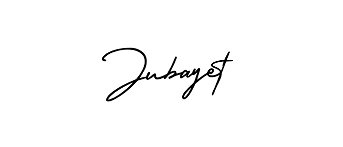 Make a beautiful signature design for name Jubayet. With this signature (AmerikaSignatureDemo-Regular) style, you can create a handwritten signature for free. Jubayet signature style 3 images and pictures png