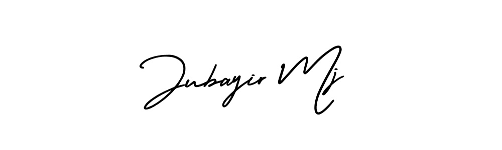 It looks lik you need a new signature style for name Jubayir Mj. Design unique handwritten (AmerikaSignatureDemo-Regular) signature with our free signature maker in just a few clicks. Jubayir Mj signature style 3 images and pictures png