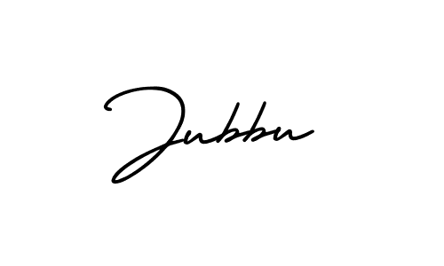 How to make Jubbu name signature. Use AmerikaSignatureDemo-Regular style for creating short signs online. This is the latest handwritten sign. Jubbu signature style 3 images and pictures png