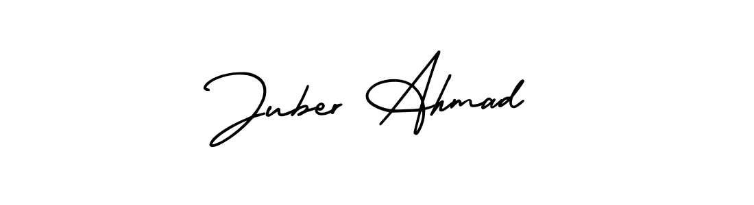 Make a beautiful signature design for name Juber Ahmad. Use this online signature maker to create a handwritten signature for free. Juber Ahmad signature style 3 images and pictures png