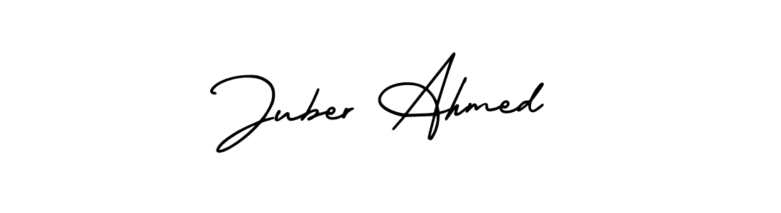 Make a beautiful signature design for name Juber Ahmed. Use this online signature maker to create a handwritten signature for free. Juber Ahmed signature style 3 images and pictures png