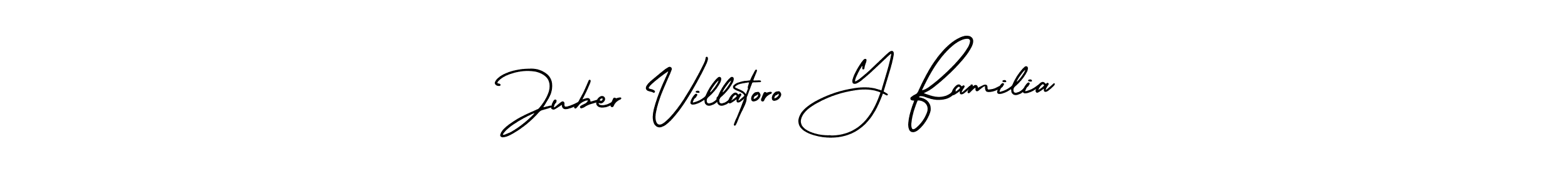 How to make Juber Villatoro Y Familia signature? AmerikaSignatureDemo-Regular is a professional autograph style. Create handwritten signature for Juber Villatoro Y Familia name. Juber Villatoro Y Familia signature style 3 images and pictures png