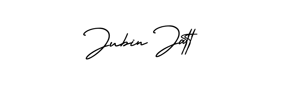 Also You can easily find your signature by using the search form. We will create Jubin Jatt name handwritten signature images for you free of cost using AmerikaSignatureDemo-Regular sign style. Jubin Jatt signature style 3 images and pictures png