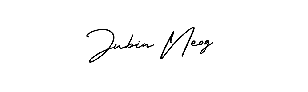 Also we have Jubin Neog name is the best signature style. Create professional handwritten signature collection using AmerikaSignatureDemo-Regular autograph style. Jubin Neog signature style 3 images and pictures png