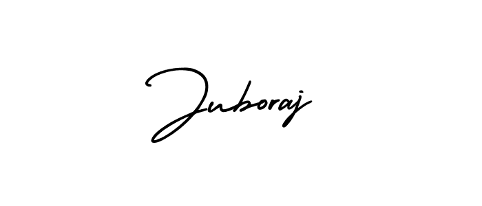 Similarly AmerikaSignatureDemo-Regular is the best handwritten signature design. Signature creator online .You can use it as an online autograph creator for name Juboraj. Juboraj signature style 3 images and pictures png