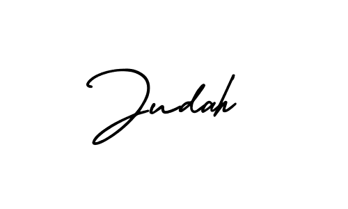 The best way (AmerikaSignatureDemo-Regular) to make a short signature is to pick only two or three words in your name. The name Judah include a total of six letters. For converting this name. Judah signature style 3 images and pictures png