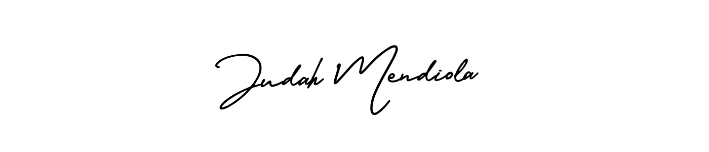 Check out images of Autograph of Judah Mendiola name. Actor Judah Mendiola Signature Style. AmerikaSignatureDemo-Regular is a professional sign style online. Judah Mendiola signature style 3 images and pictures png