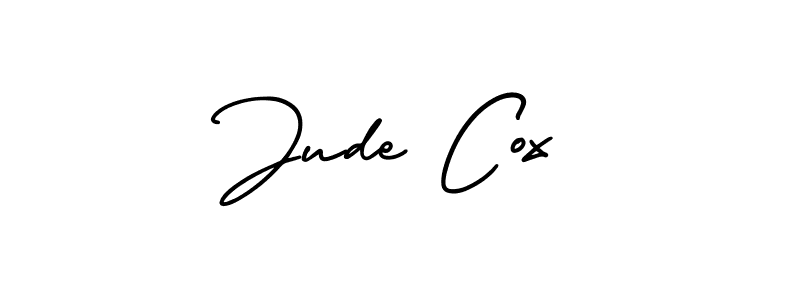 Jude Cox stylish signature style. Best Handwritten Sign (AmerikaSignatureDemo-Regular) for my name. Handwritten Signature Collection Ideas for my name Jude Cox. Jude Cox signature style 3 images and pictures png