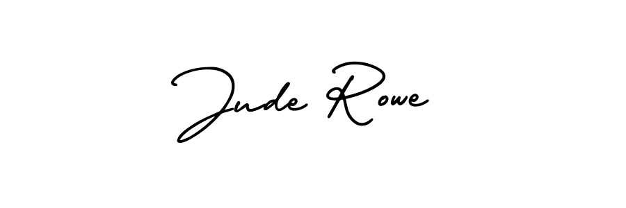 Best and Professional Signature Style for Jude Rowe. AmerikaSignatureDemo-Regular Best Signature Style Collection. Jude Rowe signature style 3 images and pictures png