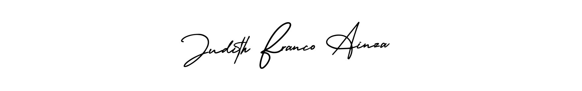 Check out images of Autograph of Judith Franco Ainza name. Actor Judith Franco Ainza Signature Style. AmerikaSignatureDemo-Regular is a professional sign style online. Judith Franco Ainza signature style 3 images and pictures png