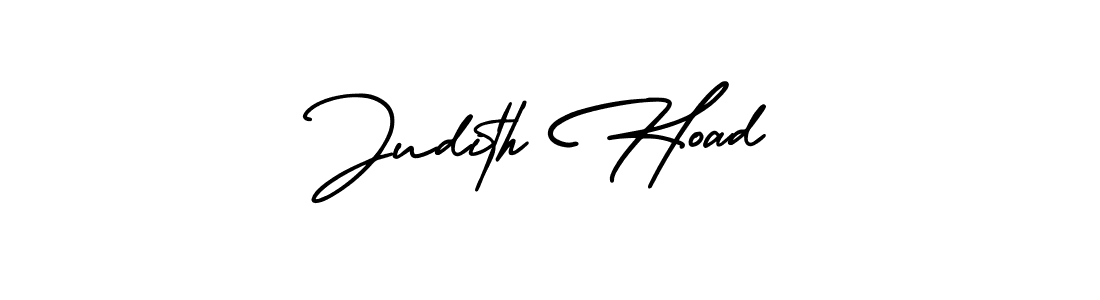 How to make Judith Hoad name signature. Use AmerikaSignatureDemo-Regular style for creating short signs online. This is the latest handwritten sign. Judith Hoad signature style 3 images and pictures png