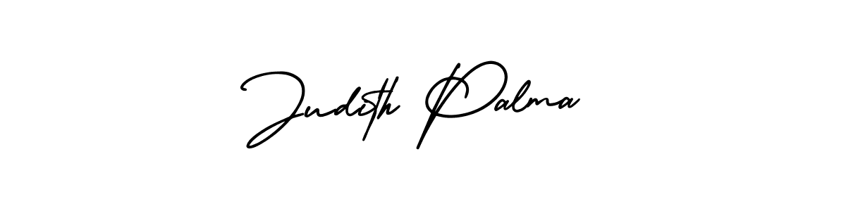 The best way (AmerikaSignatureDemo-Regular) to make a short signature is to pick only two or three words in your name. The name Judith Palma include a total of six letters. For converting this name. Judith Palma signature style 3 images and pictures png