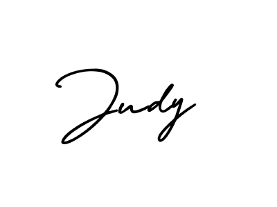 The best way (AmerikaSignatureDemo-Regular) to make a short signature is to pick only two or three words in your name. The name Judy include a total of six letters. For converting this name. Judy signature style 3 images and pictures png