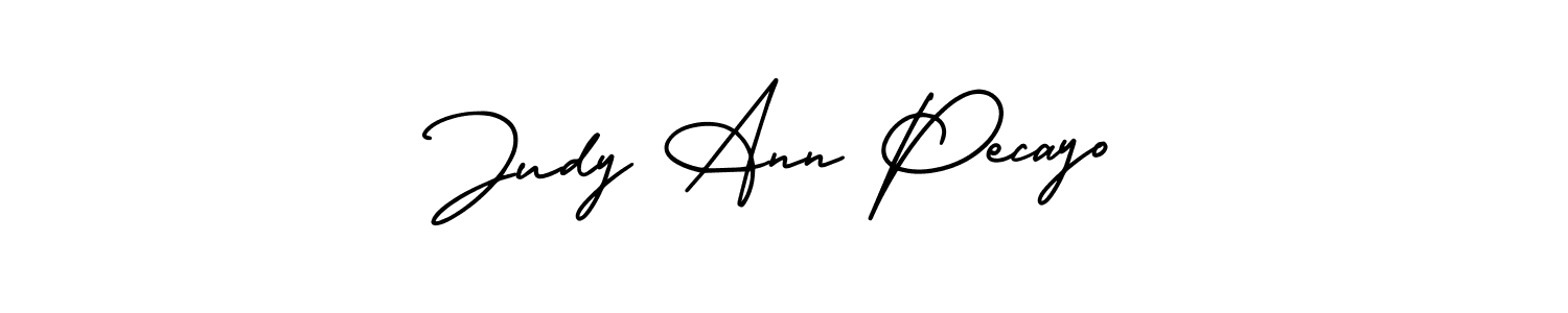Make a short Judy Ann Pecayo signature style. Manage your documents anywhere anytime using AmerikaSignatureDemo-Regular. Create and add eSignatures, submit forms, share and send files easily. Judy Ann Pecayo signature style 3 images and pictures png