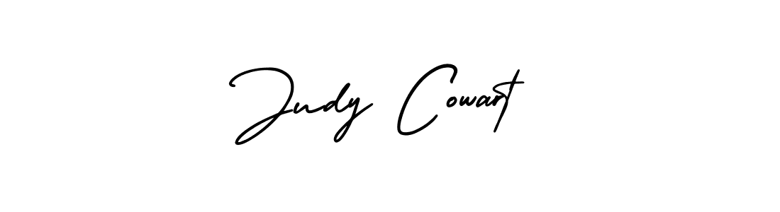 How to make Judy Cowart signature? AmerikaSignatureDemo-Regular is a professional autograph style. Create handwritten signature for Judy Cowart name. Judy Cowart signature style 3 images and pictures png