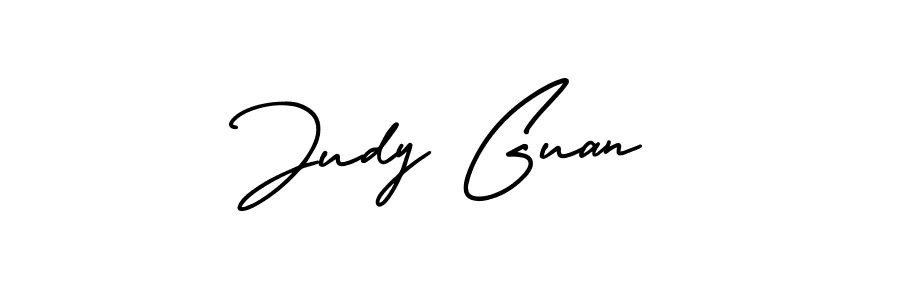 Similarly AmerikaSignatureDemo-Regular is the best handwritten signature design. Signature creator online .You can use it as an online autograph creator for name Judy Guan. Judy Guan signature style 3 images and pictures png