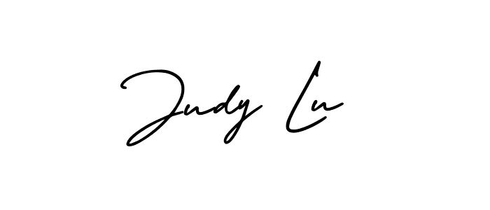 Make a beautiful signature design for name Judy Lu. With this signature (AmerikaSignatureDemo-Regular) style, you can create a handwritten signature for free. Judy Lu signature style 3 images and pictures png