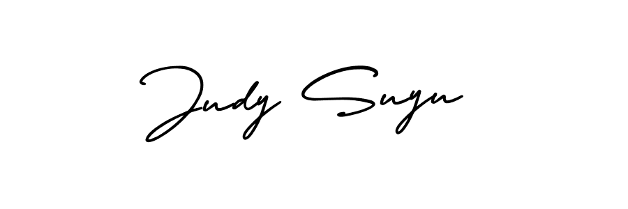 How to Draw Judy Suyu signature style? AmerikaSignatureDemo-Regular is a latest design signature styles for name Judy Suyu. Judy Suyu signature style 3 images and pictures png