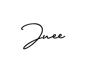 You should practise on your own different ways (AmerikaSignatureDemo-Regular) to write your name (Juee) in signature. don't let someone else do it for you. Juee signature style 3 images and pictures png