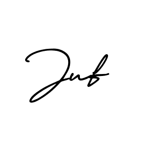 How to make Juf signature? AmerikaSignatureDemo-Regular is a professional autograph style. Create handwritten signature for Juf name. Juf signature style 3 images and pictures png