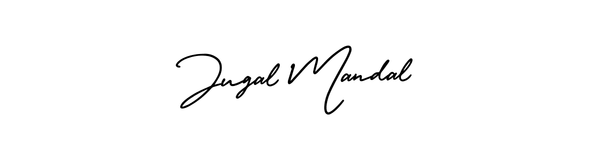 How to make Jugal Mandal signature? AmerikaSignatureDemo-Regular is a professional autograph style. Create handwritten signature for Jugal Mandal name. Jugal Mandal signature style 3 images and pictures png